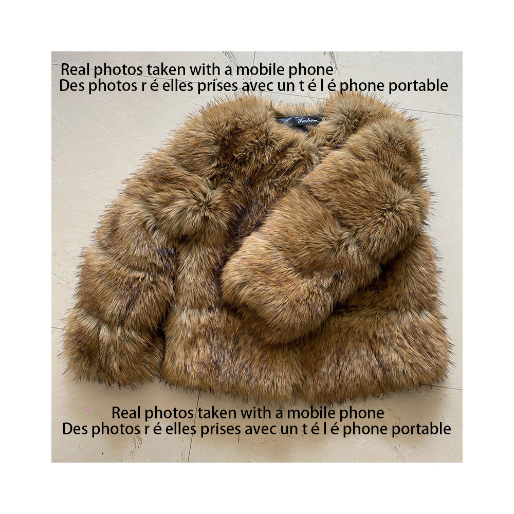 Новая осенне-зимняя шуба из искусственного меха, женские зимние роскошные куртки из искусственного меха, толстые теплые шубы