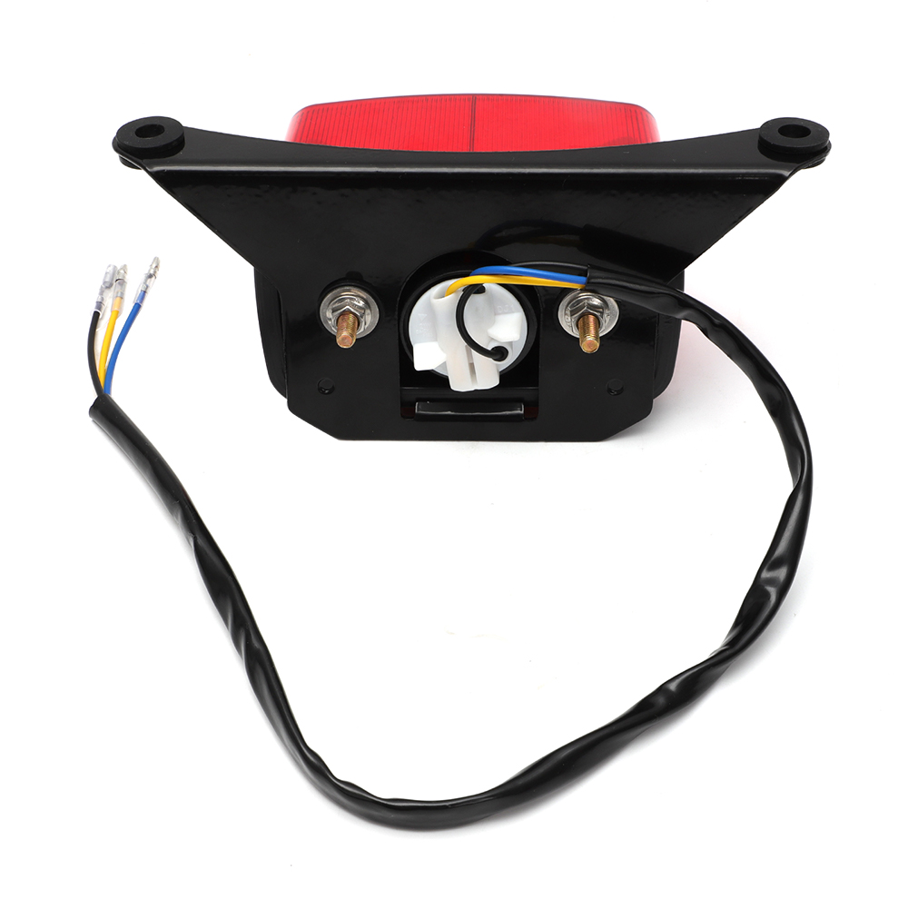 For Yamaha Banshee 350 YFZ350 Breeze 125 YFA1 Warrior 350 YFM350X Grizzly 125 Tail Light With Bracket