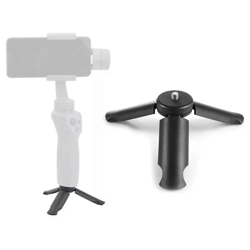 Terebento Mini trípode portátil accesorios de interfaz de 1/4 pulgadas para teléfono móvil/action dji OSMO/Gopro/insta360 /yi/SJCAM