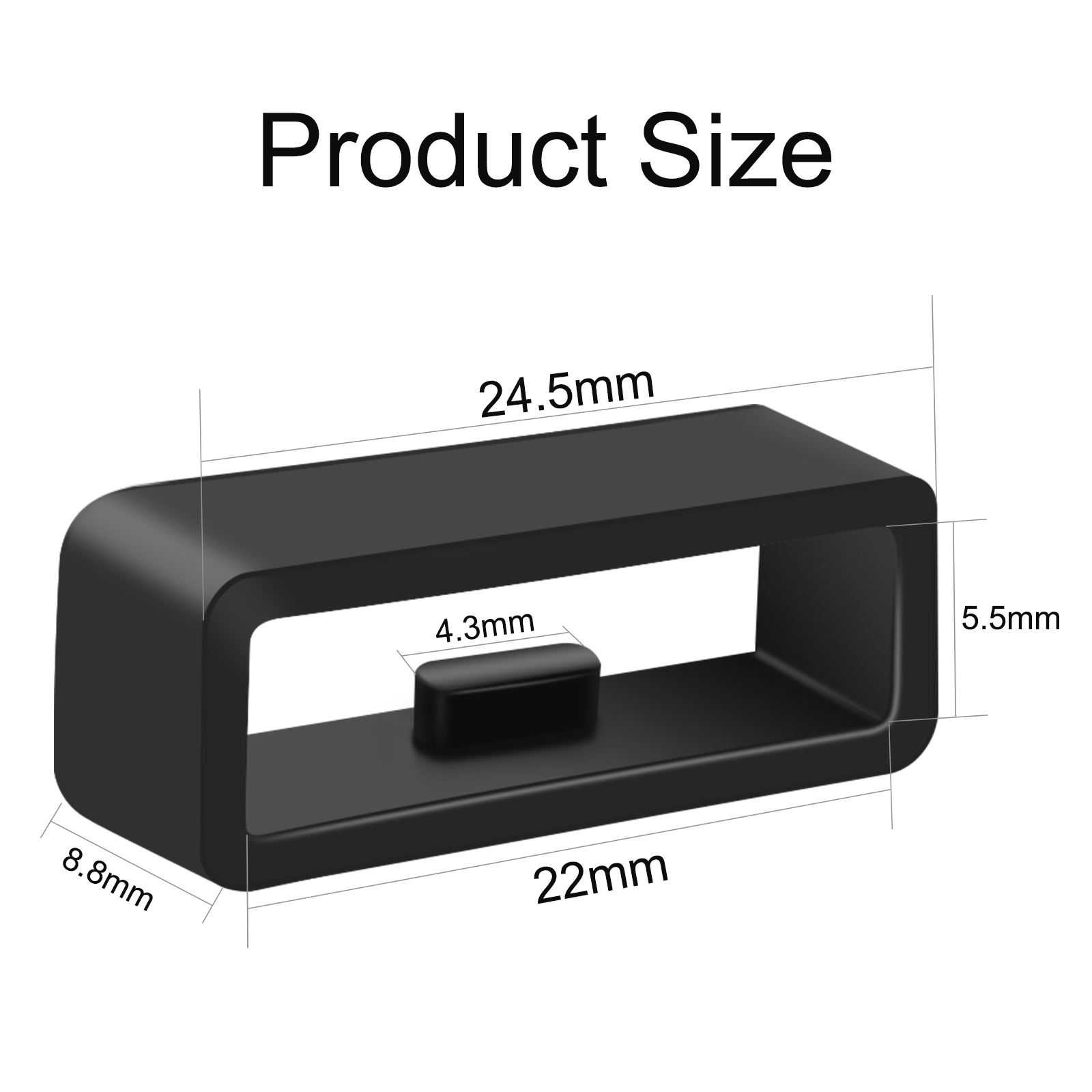 10 ピース/6 ピース/4 ピース/ロットゴム時計バンドリング交換用シリコーン時計バンドループリング 20 ミリメートル 22 ミリメートル時計バックルアクセサリー