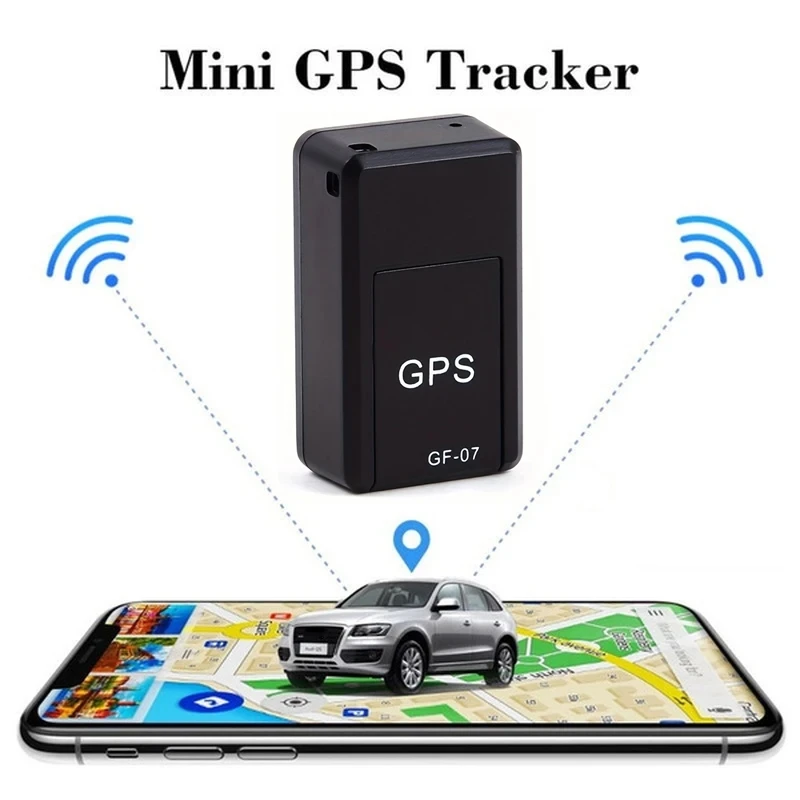 Mini dispositivo de seguimiento GPS portátil GF07, rastreador GPS para coche, localizador GPS para vehículo, aplicación de posición GPS precisa antipérdida magnética fuerte