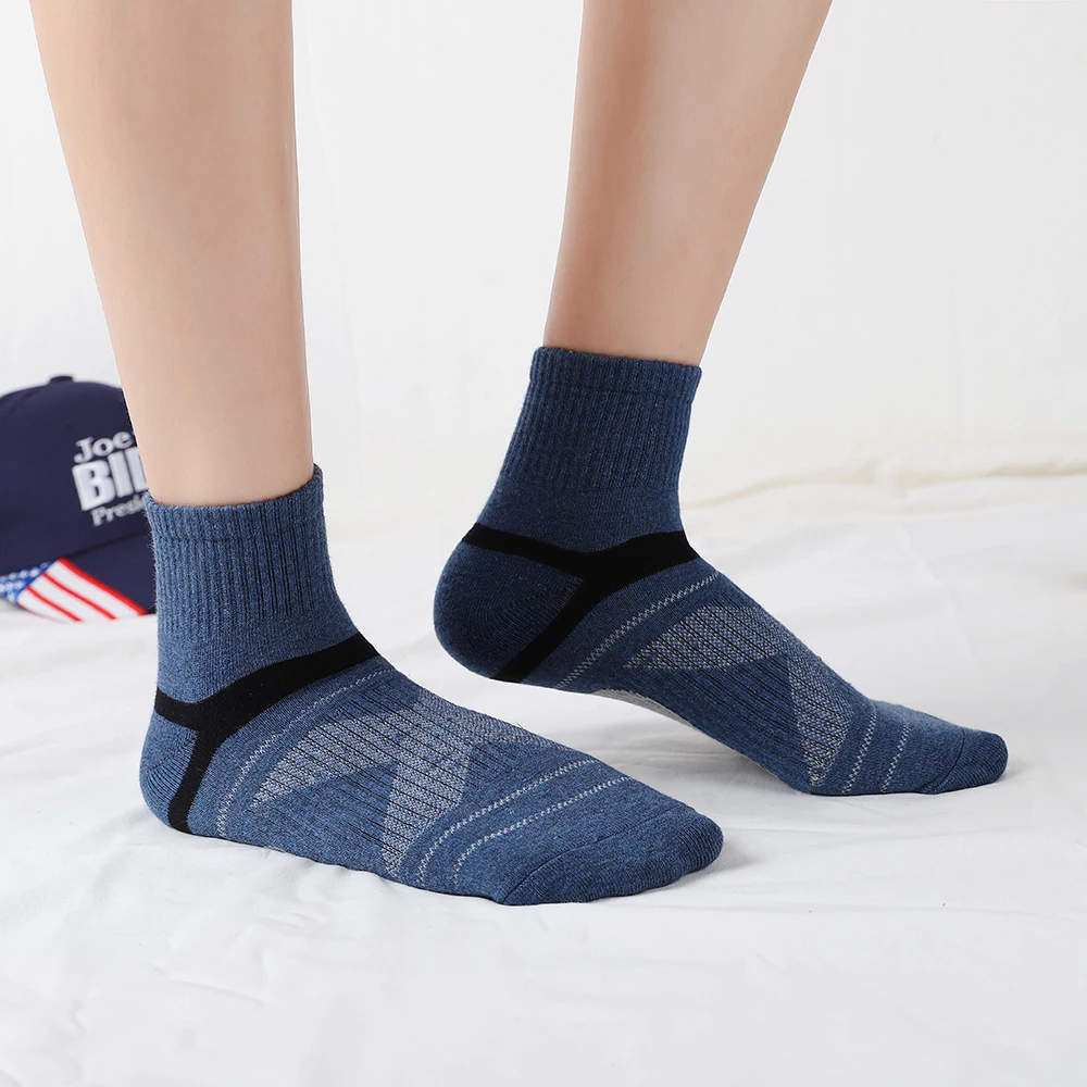Lote de 5 pares de calcetines de algodón para calcetines crossfit hombre deportivos negros calcetines informales de verano para correr calcetín transpirable para hombre Size38-45