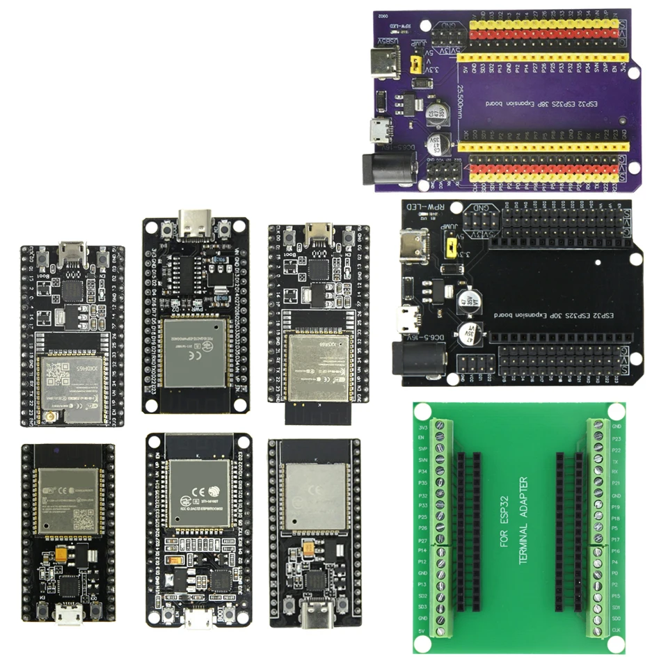 Placa de desarrollo ESP32 WiFi + Bluetooth consumo de energía ultrabajo ESP-32 de doble núcleo ESP-32S ESP 32 Similar ESP8266