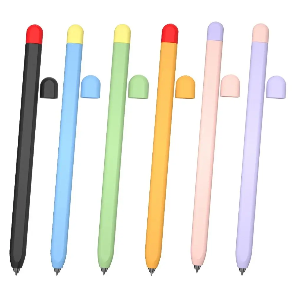 For Samsung Galaxy Tab S9 S8 S7 S6 Lite Pencil Case Stylus Pen Cover For Samsung Tab S6 Lite Cases Silicone Protective Sleeve
