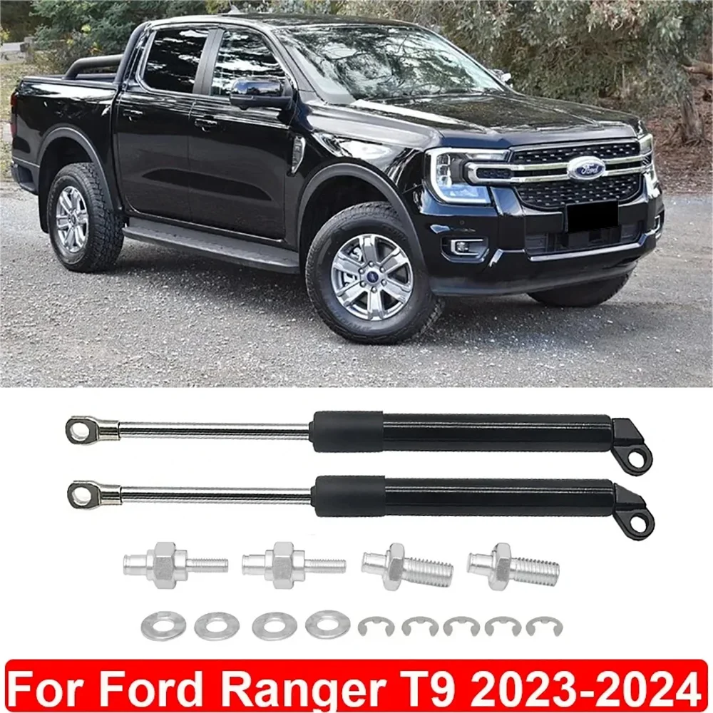 1 Paar Heckklappen-Dämpfer-Hilfungsstrebe, Stoßdämpfer, Gasfederstrebe, Hebeunterstützung für Ford Ranger T9 XL XLT XLT 2023 2024