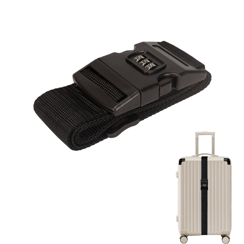 Correa de equipaje ajustable para maletas, aprobada por TSA con cerradura, cinturón de embalaje para mantener el empaquetado, accesorios para bolsa de viaje de seguridad