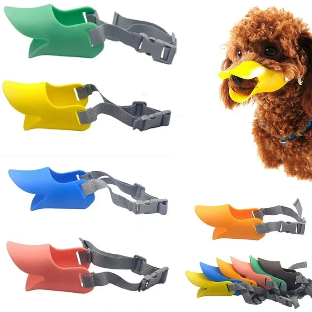 Rọ Mõm Chó Dẻo Silicone Mõm Vịt Mặt Nạ Dành Cho Chó Mèo Thú Cưng Chống Cắn Ngừng Sủa Nhỏ Cho Chó Lớn Miệng Đeo Rọ Mõm Cho Thú Cưng phụ Kiện