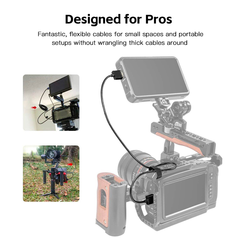 얇은 HDTV 케이블 4K 2.0 슬림 HDTV 남성-남성 코드 PC 분배기 스위처 모니터 오디오 비디오 케이블 얇은 HDTV 1M 1.5M 2M 3M