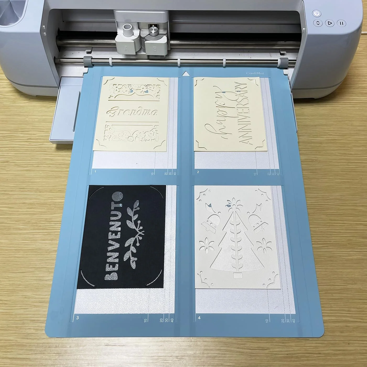 13*16.25in cutting mat for Maker/Explore, featuring a non-slip design, perfect for large-scale card making.