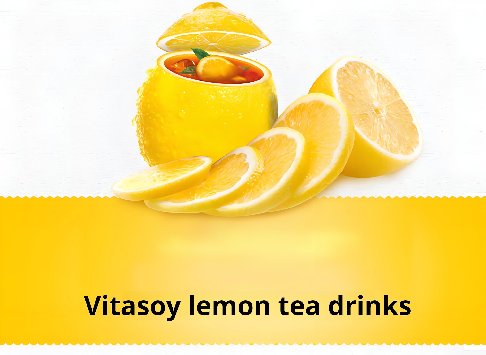 Vita, Lemon Tea, Pack of 6, 250ml/can
