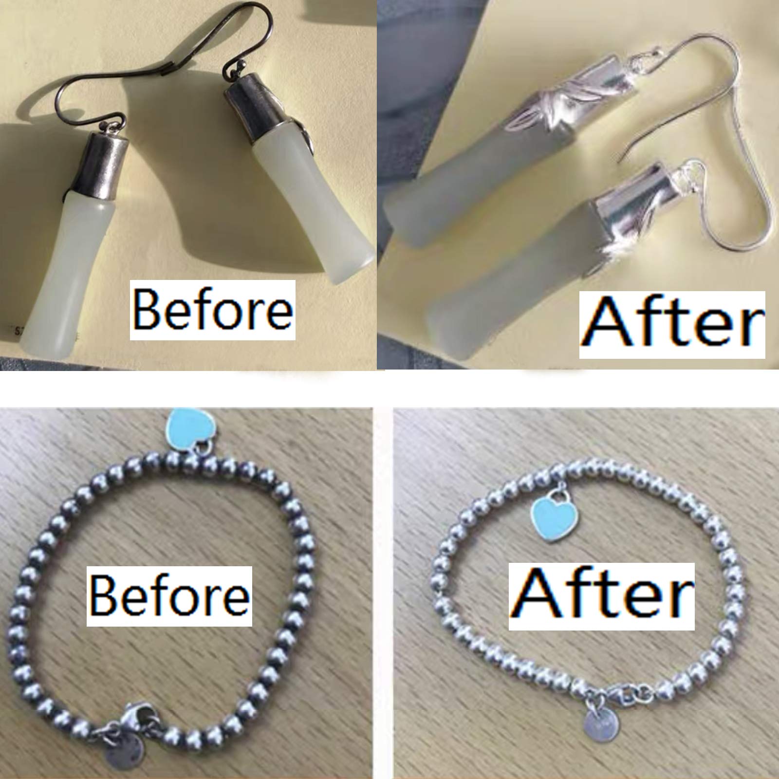 Ściereczka do czyszczenia biżuterii, polerująca, do srebra próby 925, złota, platyny, zegarków, utrzymuje biżuterię czystą i błyszczącą.