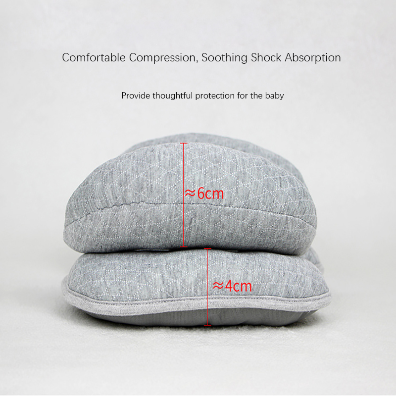 Almohada de protección para asiento de coche para bebé, almohada de soporte para cabeza y cuello, reposacabezas en forma de U, fijación corporal, cojín escolar antivuelco