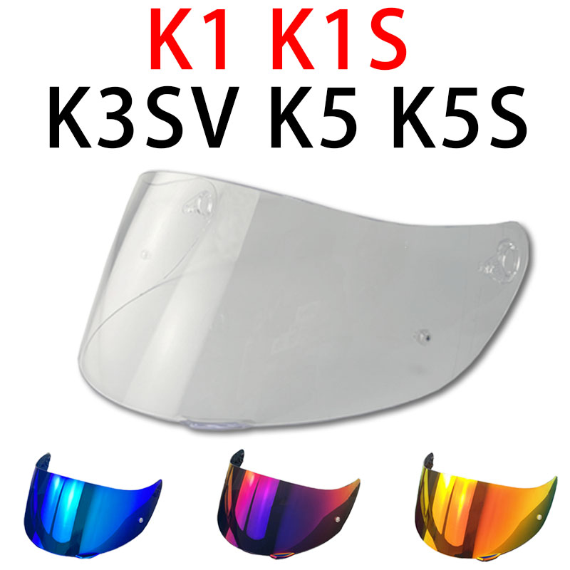 K5 Mũ Bảo Hiểm Che Chắn Cho AGV K3SV K1 K5 K5S Cao Cấp Chống Nắng Capacete Kính Chắn Gió Chống Tia Uv