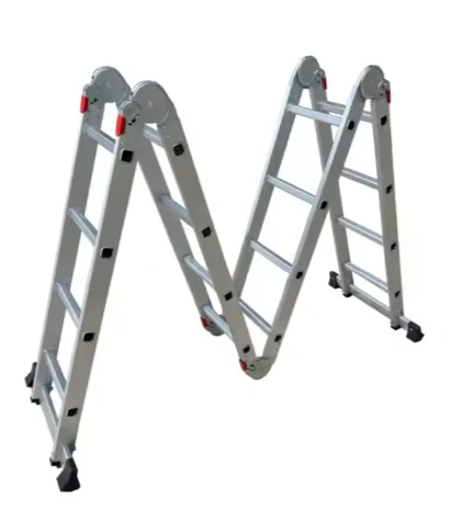 Escalera telescópica de aluminio 4 en 1, escalón Convertible/extensión/escalera/cafátano, escaleras plegables portátiles de alta resistencia de 330 libras para el hogar