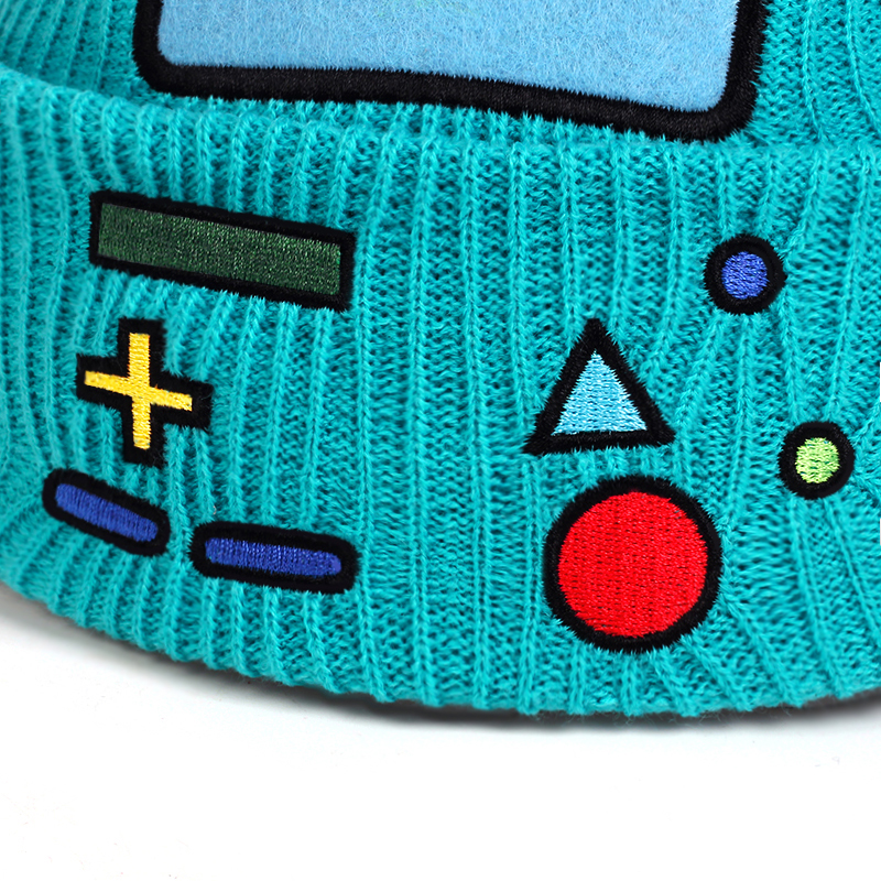 Neue Cartoon Abenteuer Zeit lässige Mützen für Frauen Männer Hip Hop Mütze Hut schöne warm gestrickte Schädel Motorhaube Gorros Ski Skull ies