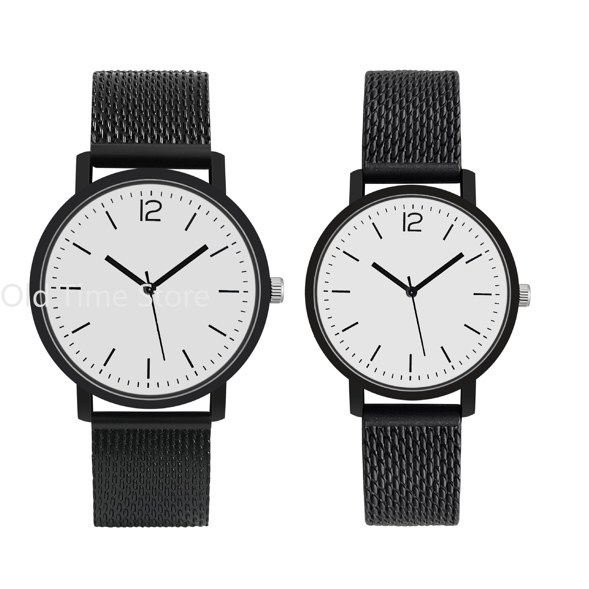 Jam Tangan pasangan สำหรับคนรักนาฬิกาควอตซ์แฟชั่นผู้ชายนาฬิกาข้อมือกันน้ำสำหรับผู้หญิงกันน้ำสาดนาฬิกาคู่รัก