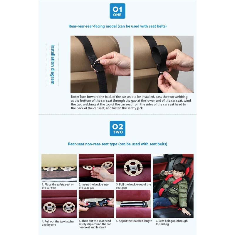 Коврик для детского сиденья, дышащий, регулируемый, для детей от 6 месяцев до 12 лет