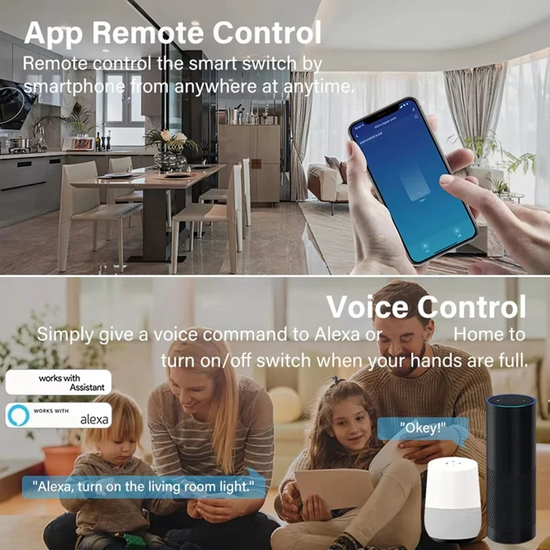 FULL-Tuya Smart Wi-Fi модуль сухого контактного переключателя 10A домашнее универсальное реле выключателя «сделай сам» работает с Smart Life Alexa