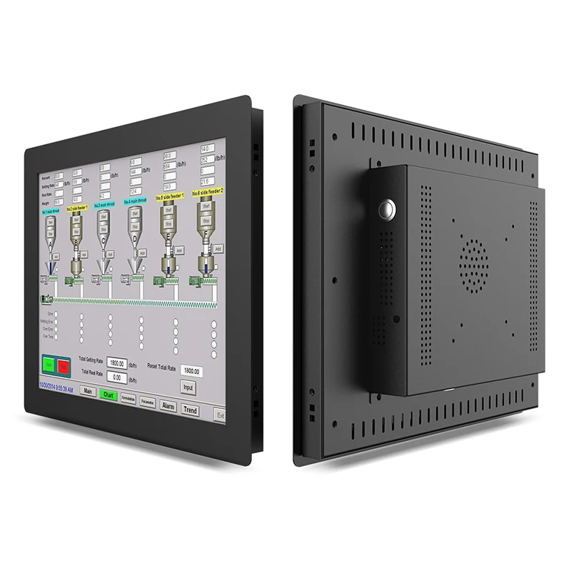 Mini ordenador Industrial de 19 pulgadas, Panel de tableta, pantalla táctil resistiva, Intel Core i3 i5 i7 con 4G RAM 64G SSD, WIFI incorporado