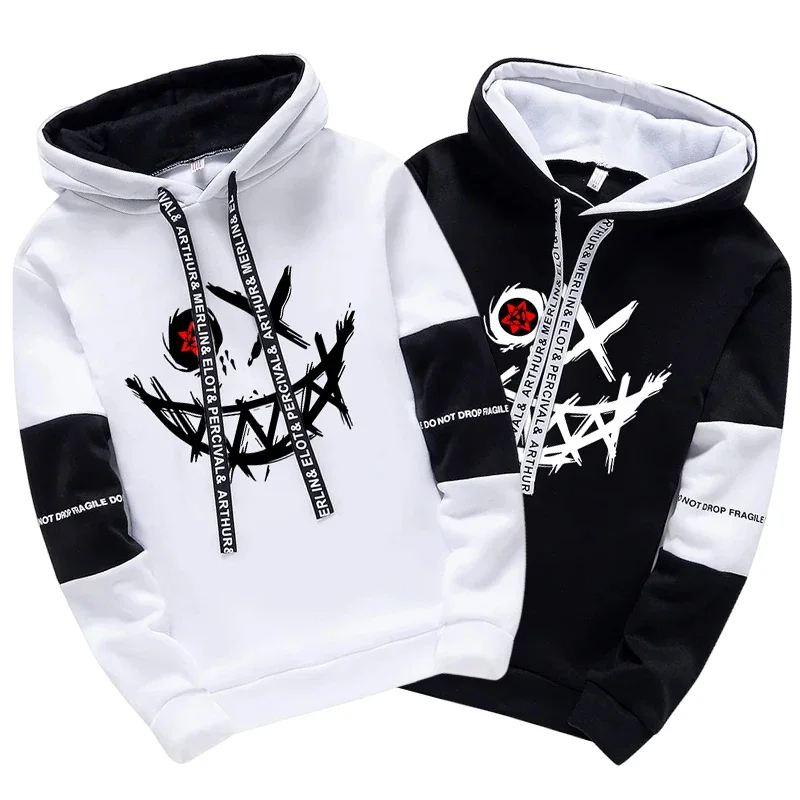 Sudaderas con capucha para hombre, pantalones de chándal para todas las estaciones, chándal deportivo informal diario, moda urbana, ropa de calle con capucha, pantalones con capucha para correr