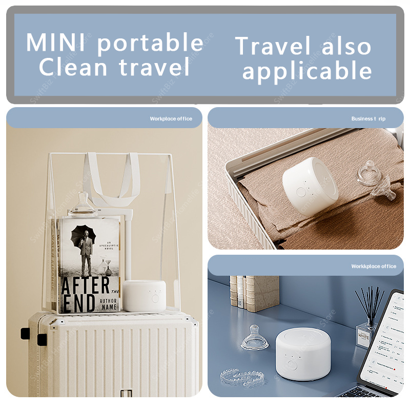 Xiaomi Electric Braces Box Cleaning Box Multi-function Invisible Retainer Denture Cleaning Machine Jewelry Orthodontic Cleaner