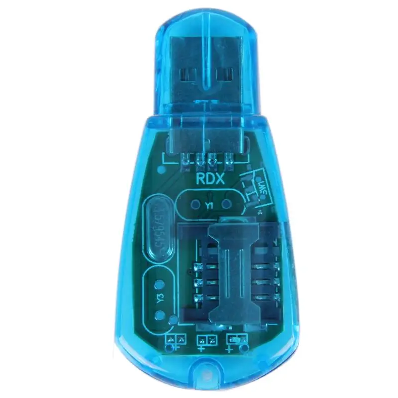 Синий USB-считыватель SIM-карт, комплект копирования/клонника/записи/считывателя SIM-карт GSM CDMA, резервное копирование SMS + CD-диск