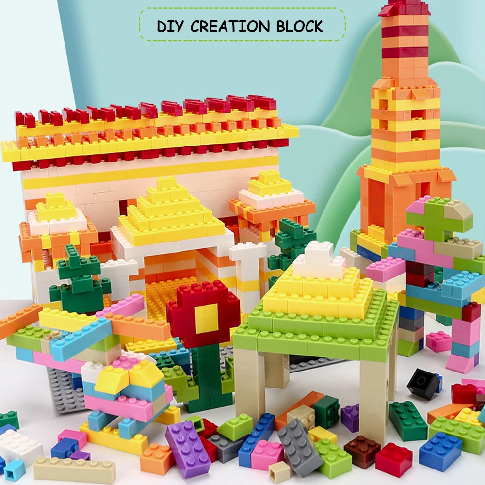 120/240PCS Building Blocks Lot Pack City Classic Bricks Sorted By Color Bricks Block Plate Creative Toy Compatible with Legoeds