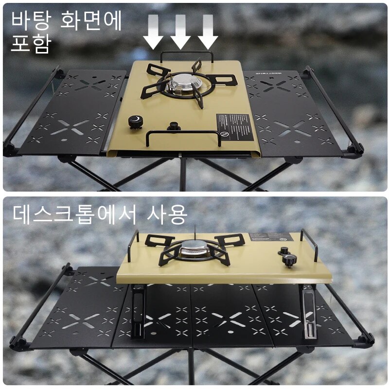 WESTTUNE Camping IGT Stove 4000W High Power Gas Stove Folding Portable Gas Burner Compatible with IGT Table for Outdoor Cooking