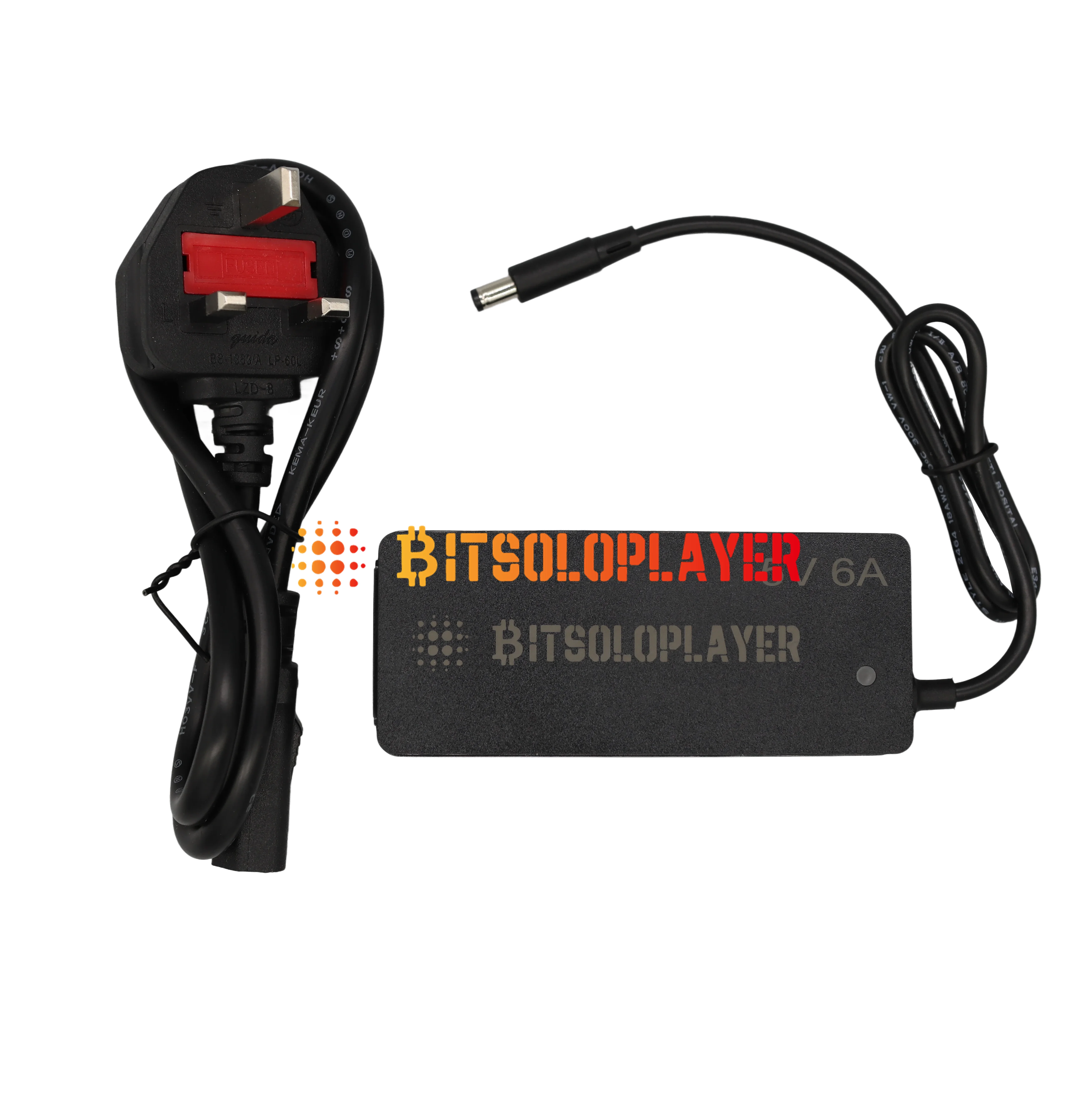 Bitaxe 5V 6A 30W DC-voeding geschikt voor Bitaxe Max, Ultra, Supra, Gamma, Nerdaxe-voedingsadapter