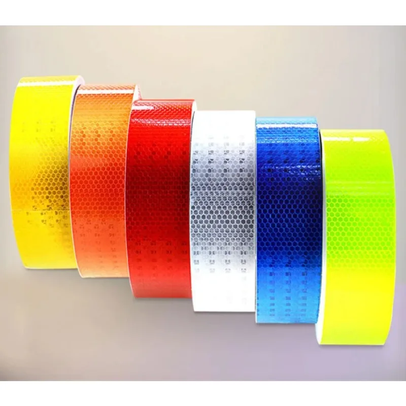 ESCAM 5 Cm X 3 M Xe Chất Liệu Phản Quang Băng Dán Ô Tô Xe Máy Cảnh Báo An Toàn Băng Phim Phản Quang Xe Ô Tô