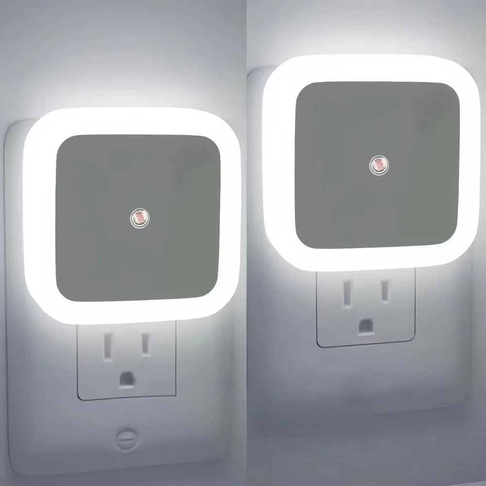 LED-nachtverlichting Plug In Wall Dusk To Dawn Lichtsensor Nachtlampje voor volwassenen Kinderkamer Slaapkamer Badkamer Hal Keuken