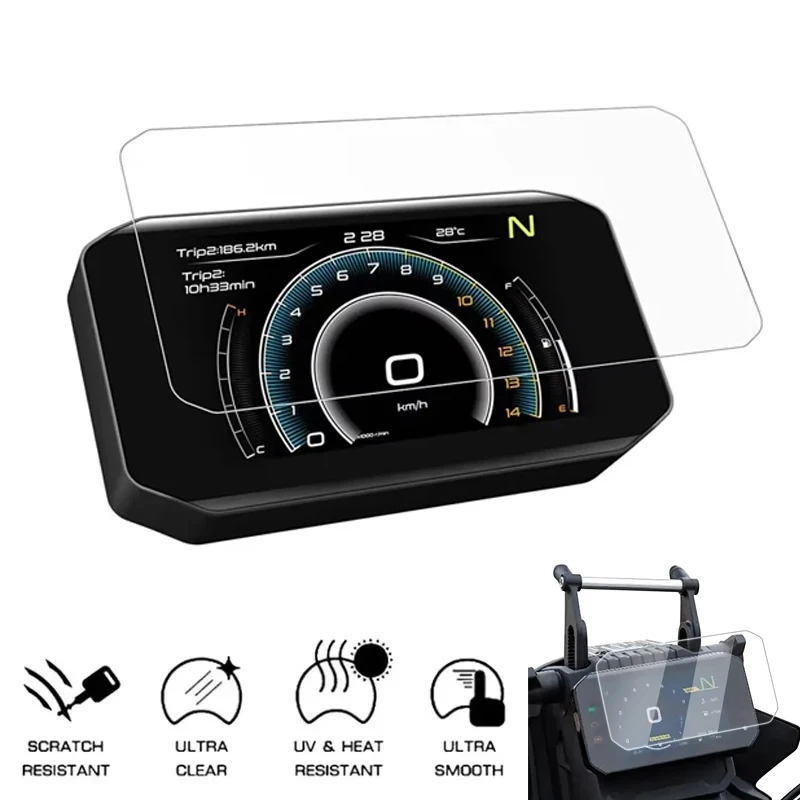 450 MT 450SR Tacho Cluster Bildschirm Kratzschutz Film Dashboard Displayschutzfolie Für CFMOTO CF 450 MT MT450 2024 2025