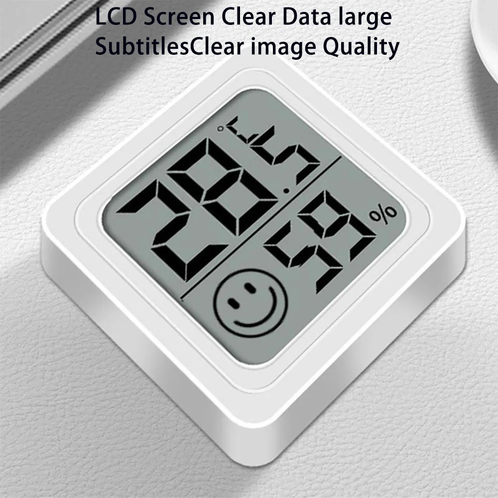 Mini lcd digital termômetro higrômetro interno conveniente eletrônico temperatura higrômetro sensor medidor termômetro doméstico