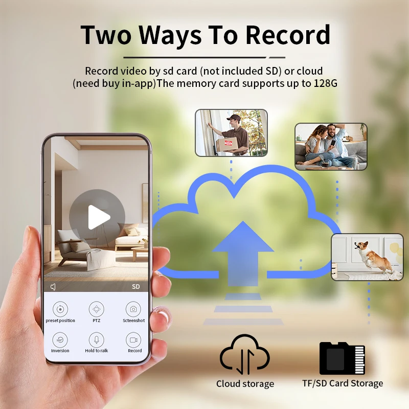 8MP E27 Bulb Wireless Camera LED Bulb&Cameras 2in1 WiFi Two-way Audio Security Surveillance CCTV Security PTZ Cam Smart Tracking