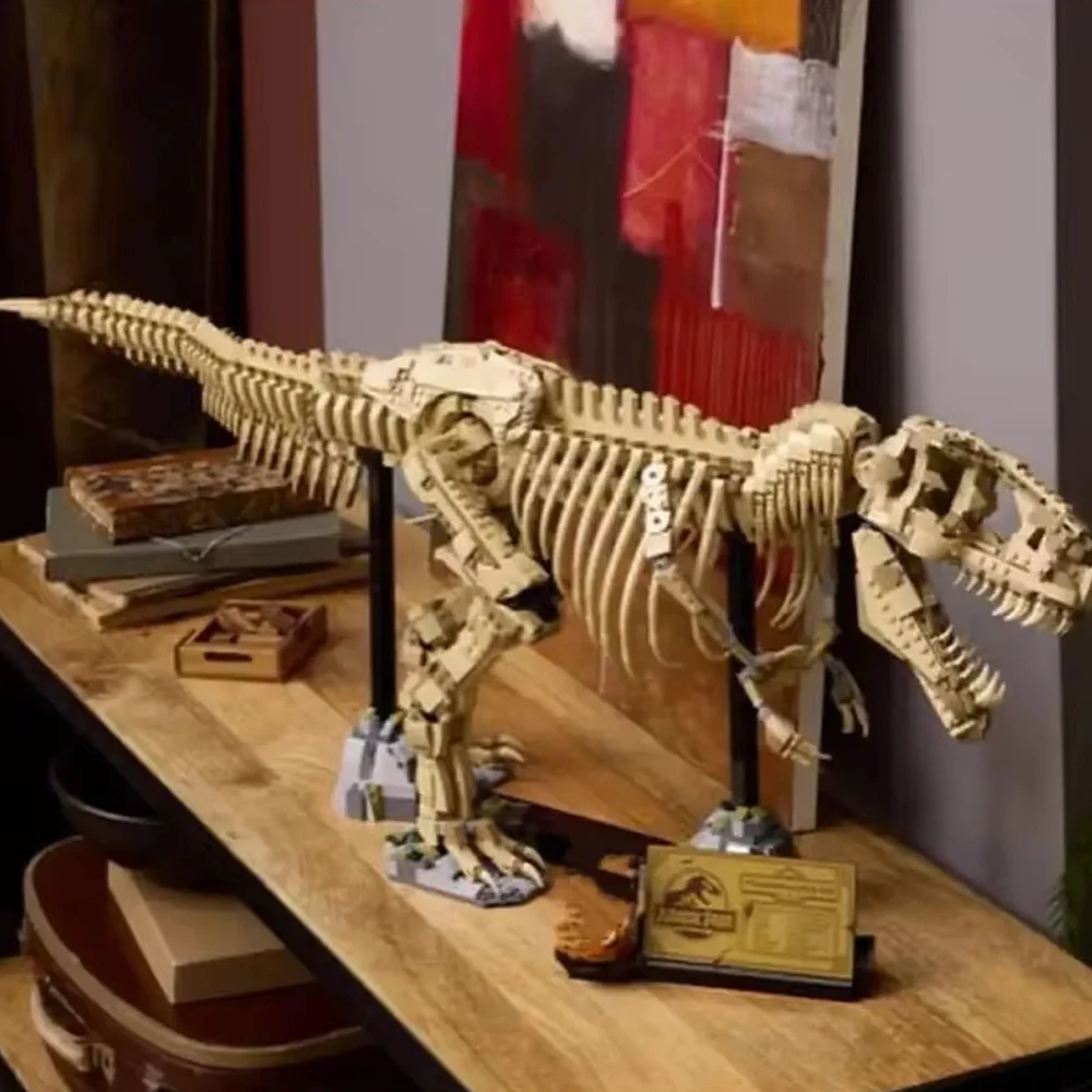 Creative series 3145pcs100cm dinosaur bone Tyrannosaurus fossil model building blocks home furnishings toys birthday gifts