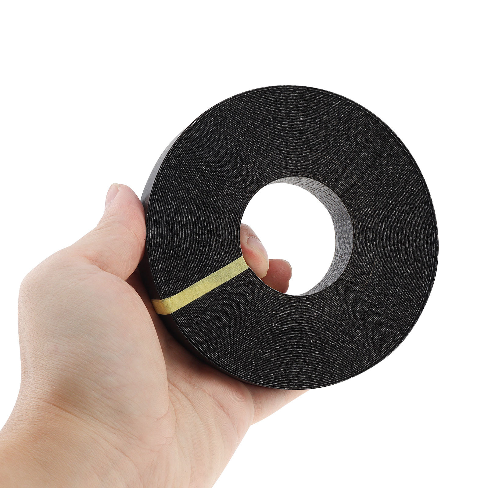 Fita adesiva termofusível branca/preta de 15m, fita de borda de melamina pré-colada para mesa/armário de madeira compensada