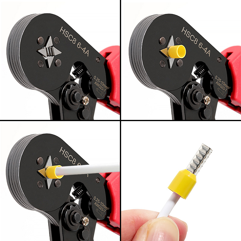 100PCS Tubular Crimp Terminals Electrical Wire Cable Ferrules Connectors E0508 E7508 E1008 E1508 E2508 E4009 E6012 Ring Sleeve