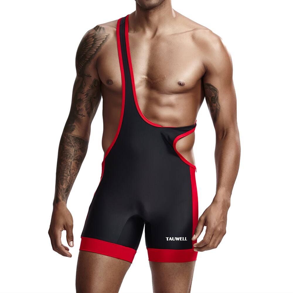 Mens Undershirts Slim Bodysuit Shaper มวยปล้ําเสื้อกล้าม Jumpsuits ชุดชั้นในเซ็กซี่ Bodywear กีฬาเพาะกายเสื้อกล้าม Onesie