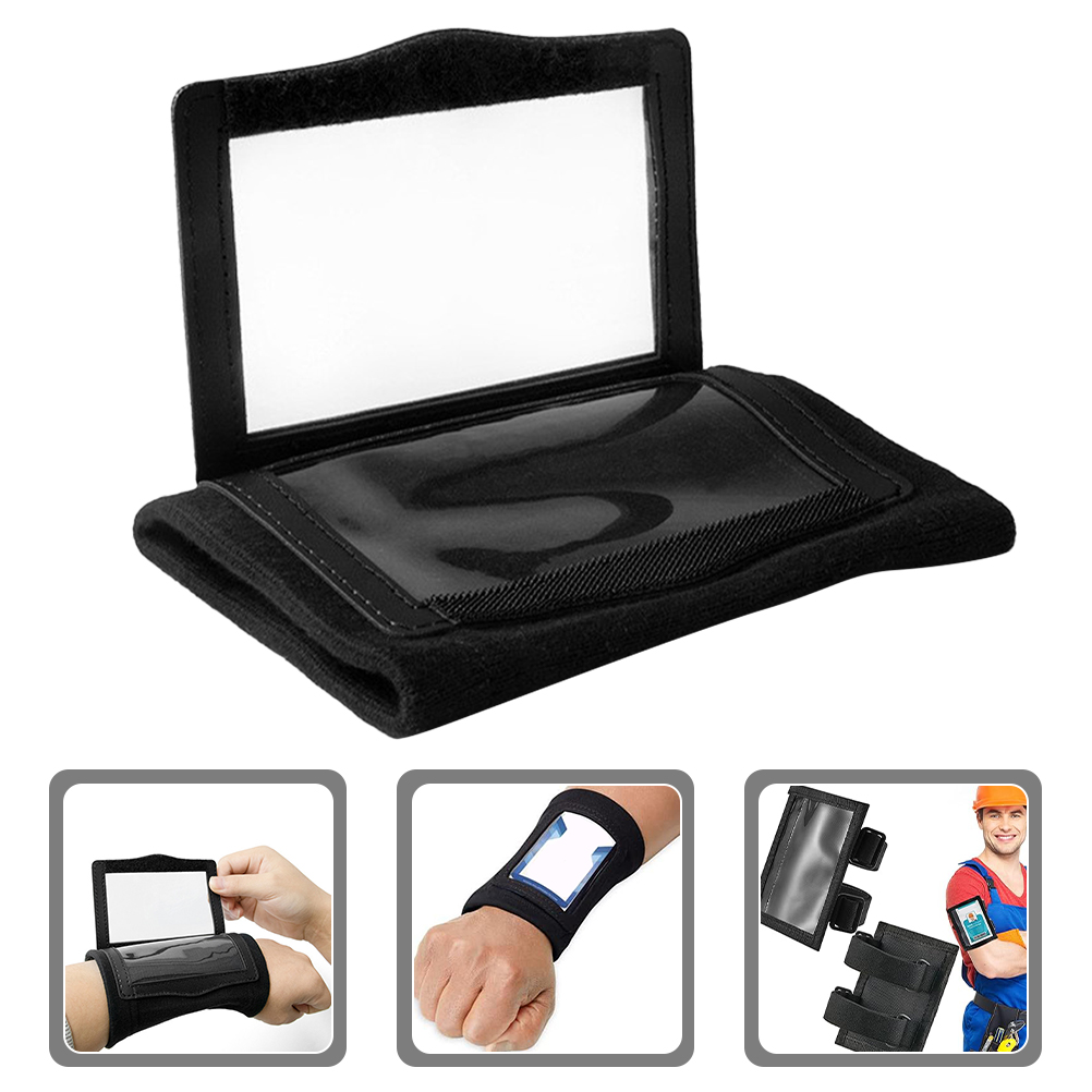 Arm-Abzeichen-Abdeckung, verstellbares Armband, Ausweishalter, Arm-Abzeichen-Ärmel, Kartenhalter für Arbeiter