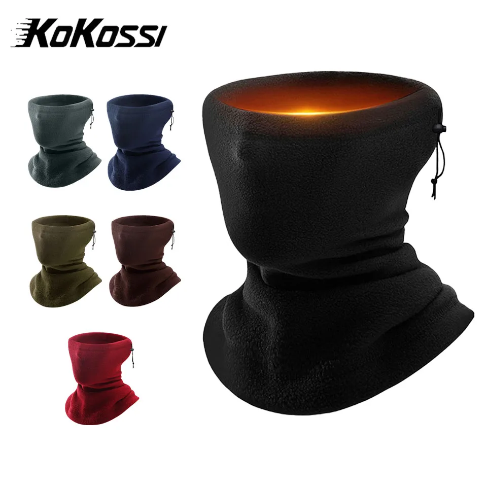 Kokossi máscara inverno quente balaclava motocicleta meia máscara facial à prova de vento velo ciclismo boné esporte cachecol esqui bicicleta correndo
