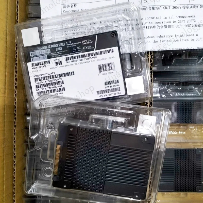 Originale P4800X 375GB 750GB 1.5TB U.2 Unità a Stato Solido Enterprise a Lunga Durata U.2 PCIE3.0 NVME SSD Nuovo