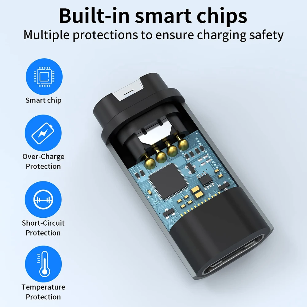 Портативный адаптер для зарядки Type C/Micro USB/iOS для Garmin Fenix ​​7 7S 7X 6 6S 6X 5 5S 5X Venu 2 2S, зарядное устройство для смарт-часов