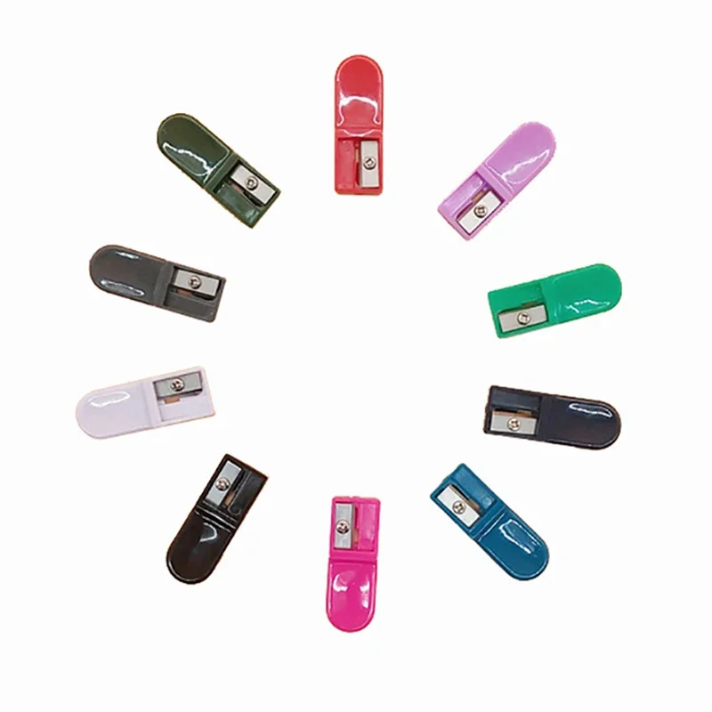 10pcs/set Portable 2.0mm Mechanical Pencil Sharpener Mini Multicolour Standard Pencil Cutting Machine School Stationery Supplies