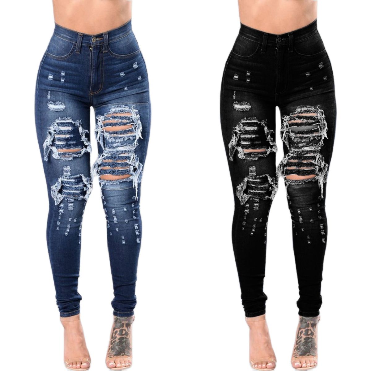 女性のスキニージーンズ,スリムデニムパンツ,ペンシルパンツ,スリム,カジュアルファッション,秋,S-3XL, 2023