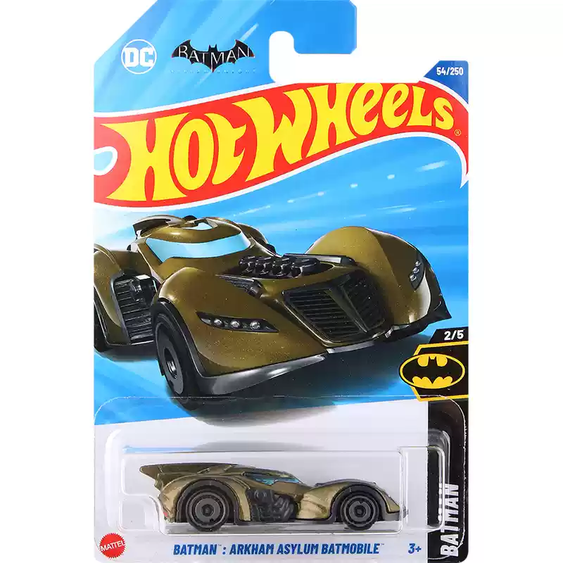 Оригинальные автомобильные игрушки премиум-класса Hot Wheels для мальчиков, Бэтмен 1/64, литой под давлением, первый летучий мобиль, Робин Аркхэм, рыцарь, коллекция Бэтмобиля