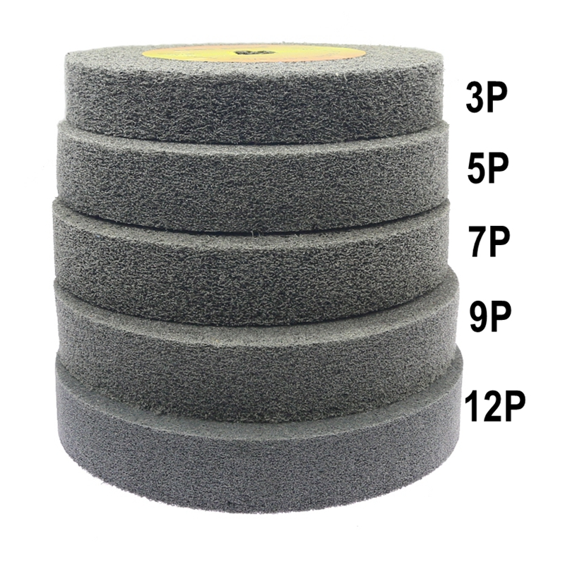 1 pezzo 150/200/250/300 x 25 mm Ruota per lucidatura in fibra di nylon Ruota unificata in tessuto non tessuto