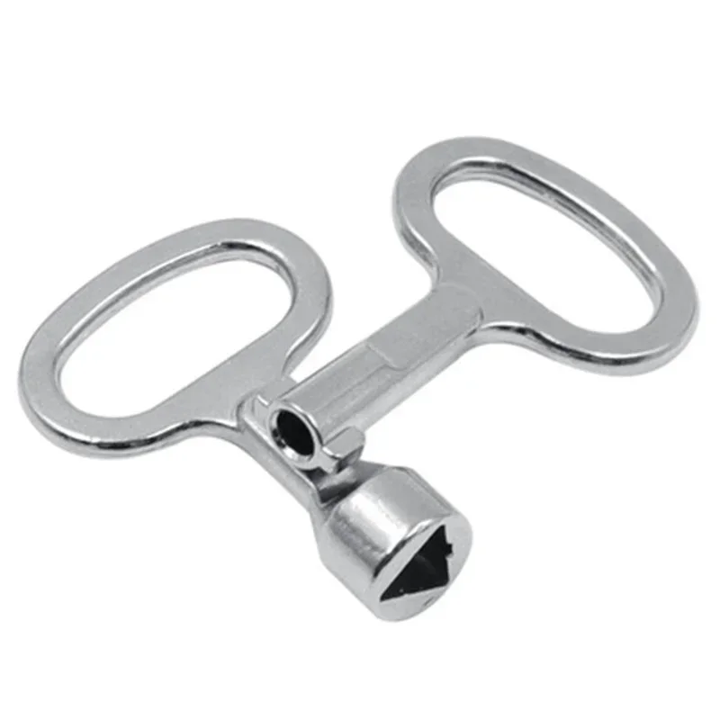 Multifunction Spanner Panel Lock Key Shape Socket Spanner Electric Cabinet Universal Triangle Key Subway Train Lift Door Locks
