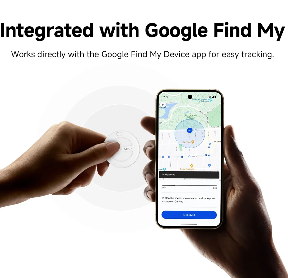 MiLi Smart Tracker Mitag Bluetooth Locator Anti-Lost Device Mobile Keys Pet Elderly Kids Finder For Android Find My