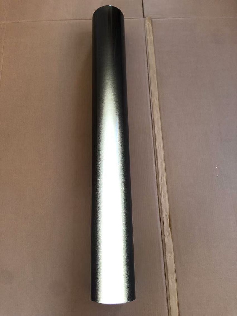 Гладкая черная светоотражающая наклейка из ПВХ KK