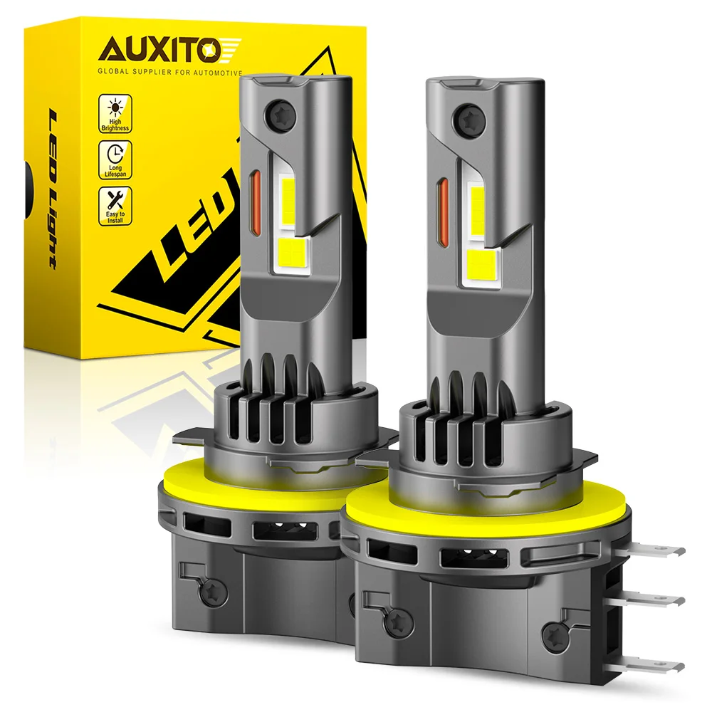 AUXITO 2 шт. Turbo H15 Canbus светодиодные лампы для Volkswagen Golf 7, фары дальнего света DRL, дневные ходовые огни белого цвета 6500K 30000LM